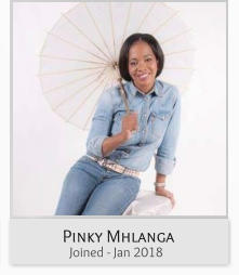 Pinky Mhlanga Joined - Jan 2018