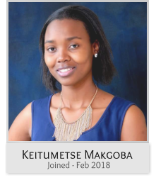 Keitumetse Makgoba Joined - Feb 2018