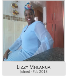 Lizzy Mhlanga Joined - Feb 2018